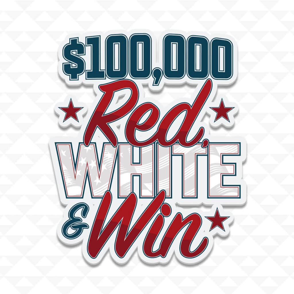 $100,000 Red, White, and Win