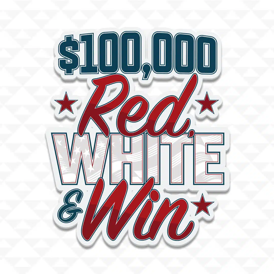 $100,000 Red, White, and Win